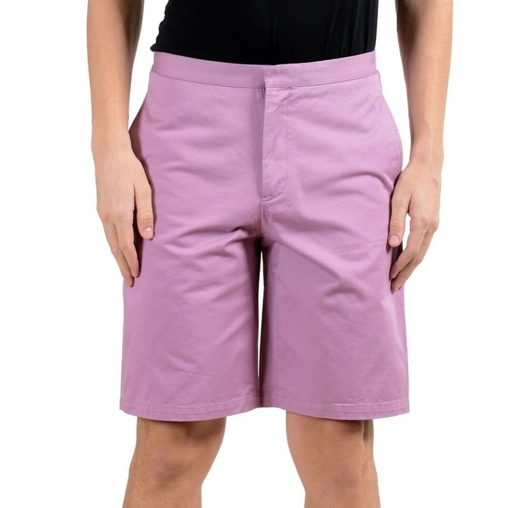 Versace Men's Purple Casual Shorts